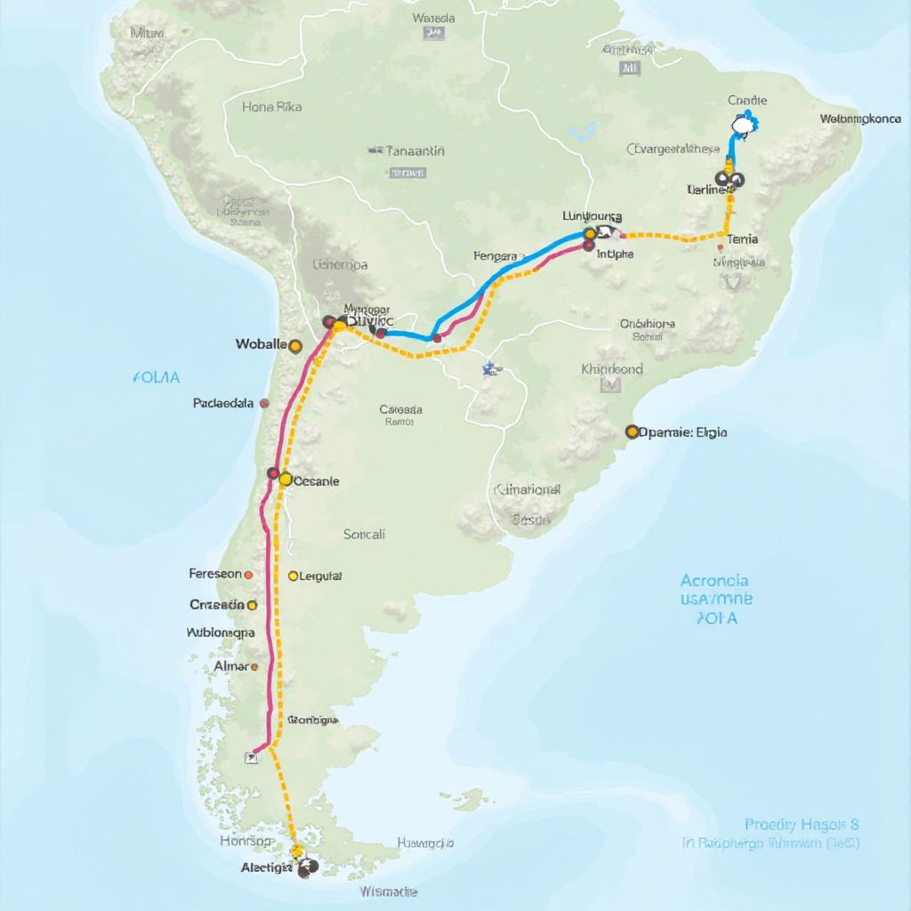 Mapa de estaciones de carga