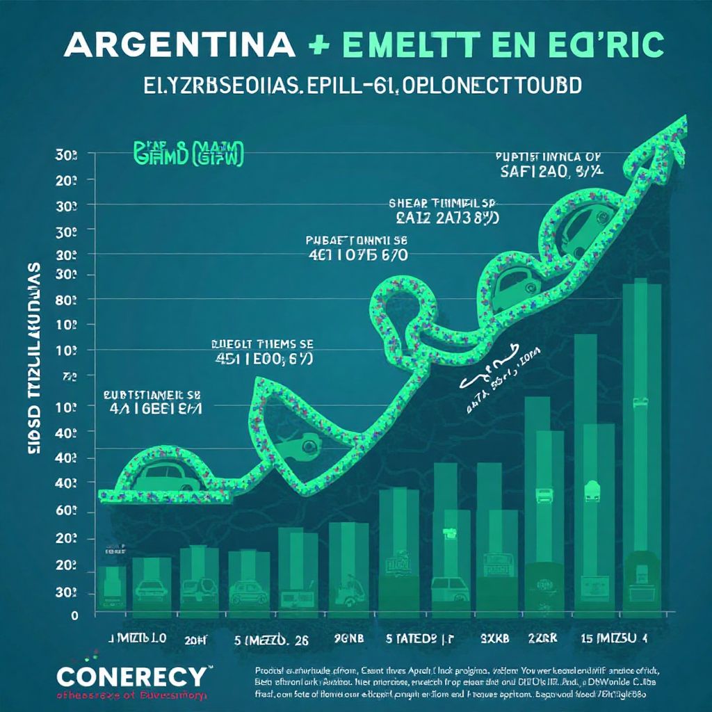 Estadísticas de crecimiento de vehículos eléctricos en Argentina